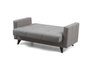 Atelier Del Sofa Polya - Sofá-cama de 2 plazas Gris claro